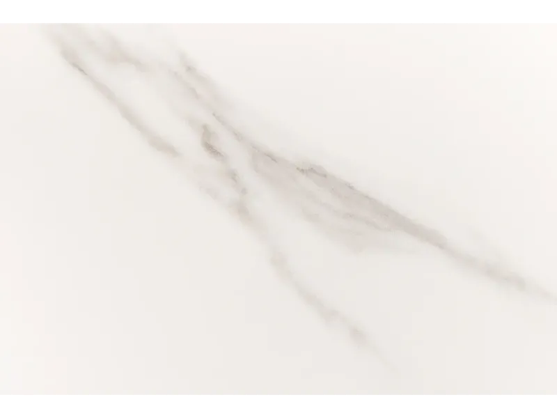 Table à Manger Bois et Céramique Marbre Blanc - Adenia Home