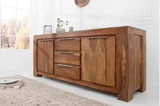 Buffet Bois Massif Sheesham Naturel 175 cm | Meubles en Sheesham