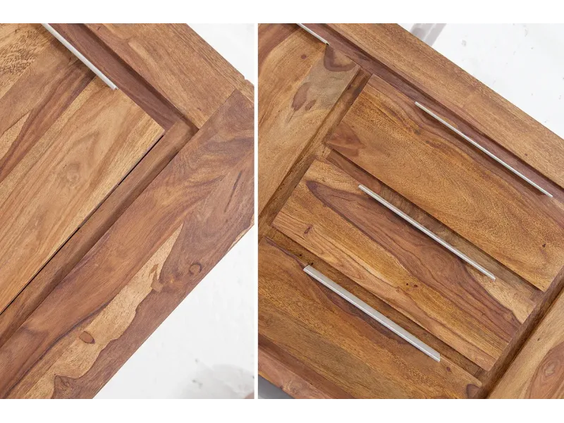 Buffet Bois Massif Sheesham Naturel 175 cm | Meubles en Sheesham