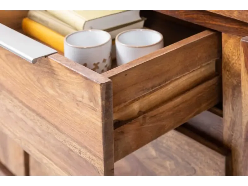 Buffet Bois Massif Sheesham Naturel 175 cm | Meubles en Sheesham