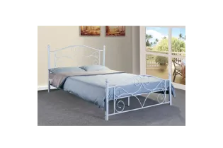 Lit fer forgé & lit métal |Lit design adulte de 160 x 200 cm en mét...