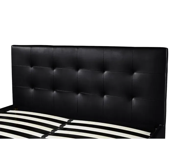 Lit adulte design |Lit adulte contemporain de 140x200 cm design ave...