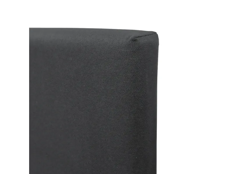 Lit coffre adulte contemporain de 160 x 200 cm en tissu gris Milaydie