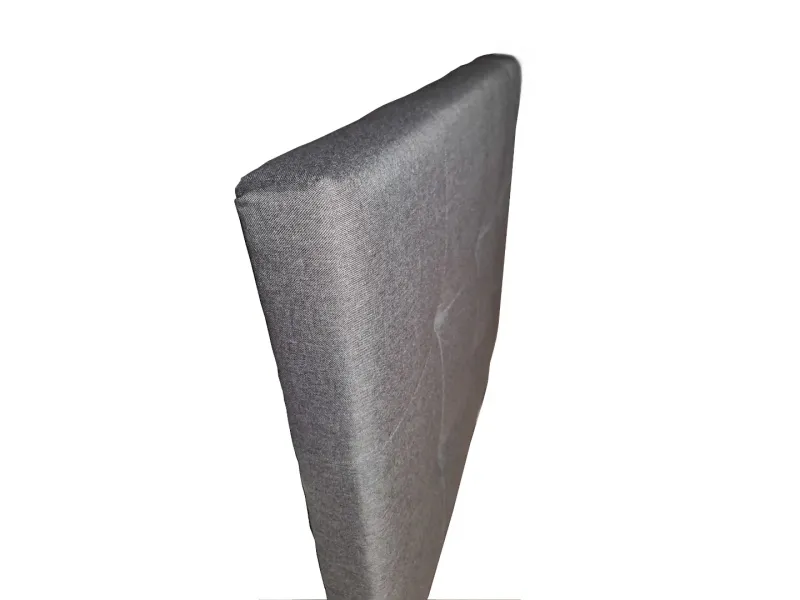 Lit coffre adulte contemporain de 140 x 200 cm en tissu gris Milaydie