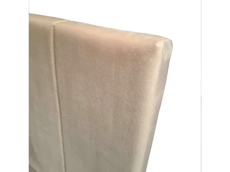 Lit coffre moderne de 160 x 200 cm en tissu coloris gris