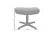 Chaise de bureau roulette avec hauteur réglable Sièges de bureau ad...