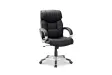 fauteuil de bureau réglable revêtue simili cuir teinté noir Sièges ...