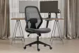 Fauteuil de Bureau Ergonomique, avec accoudoirs réglables et Tissu en Maille, idéale comme Chaise de Joueur coloris gris