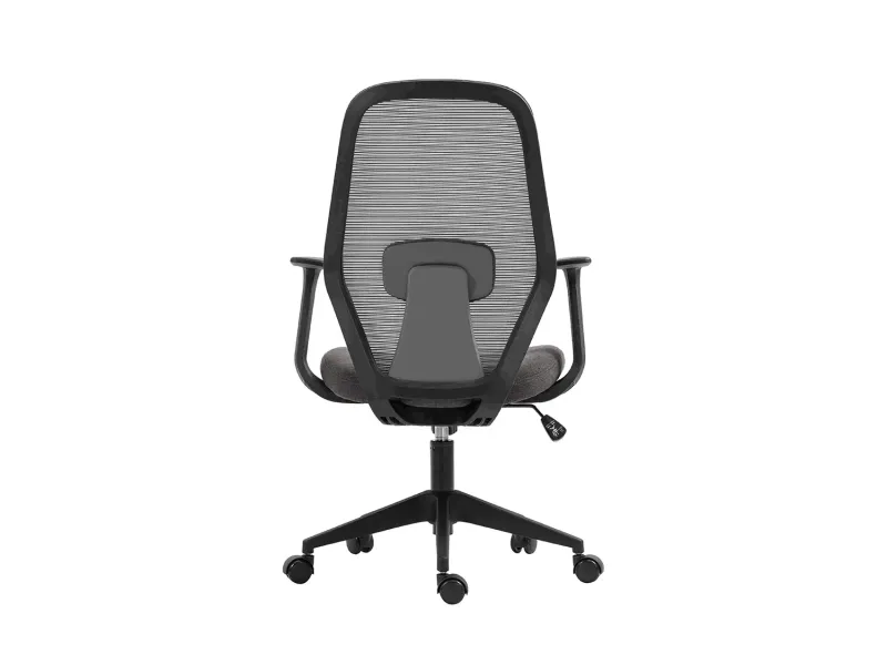 Fauteuil de Bureau Ergonomique, avec accoudoirs réglables et Tissu en Maille, idéale comme Chaise de Joueur coloris gris