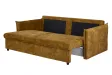 Canapé Marvelous velours jaune moutard 220cm pas cher