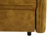 Canapé Marvelous velours jaune moutard 220cm pas cher