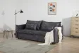 Canapé Marvelous velours jaune moutard 220cm pas cher