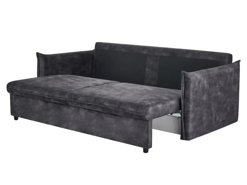 Canapé Marvelous velours jaune moutard 220cm pas cher