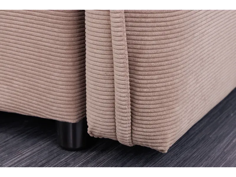 Canapé Marvelous velours jaune moutard 220cm pas cher