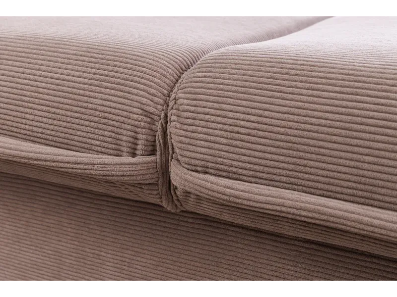 Canapé Marvelous velours jaune moutard 220cm pas cher