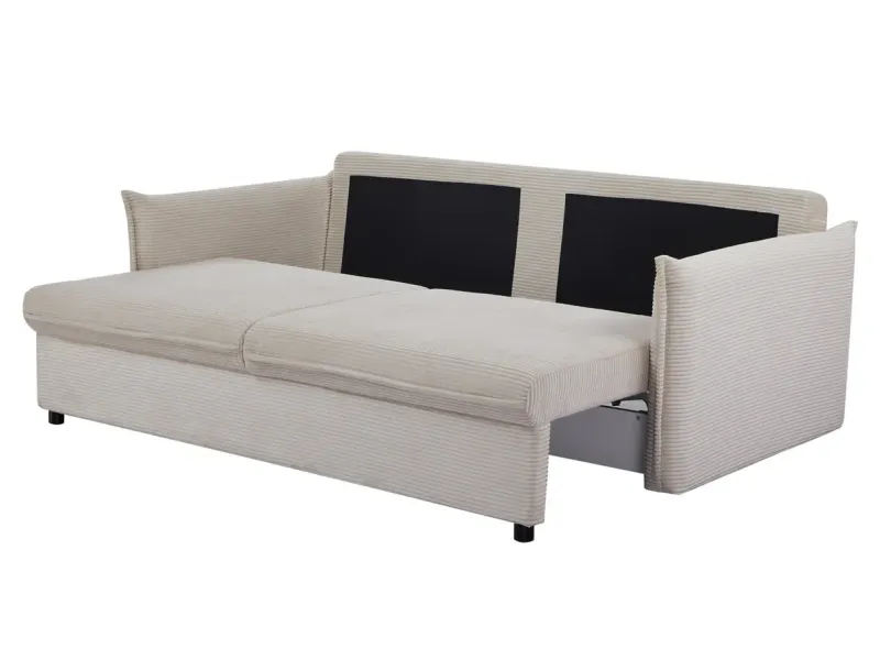 Canapé Marvelous velours jaune moutard 220cm pas cher