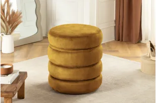 Tabouret 40 cm design en bois massif recyclé Tabourets bas |adeniahome...