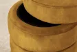 Tabouret 40 cm design en bois massif recyclé Tabourets bas |adeniahome...
