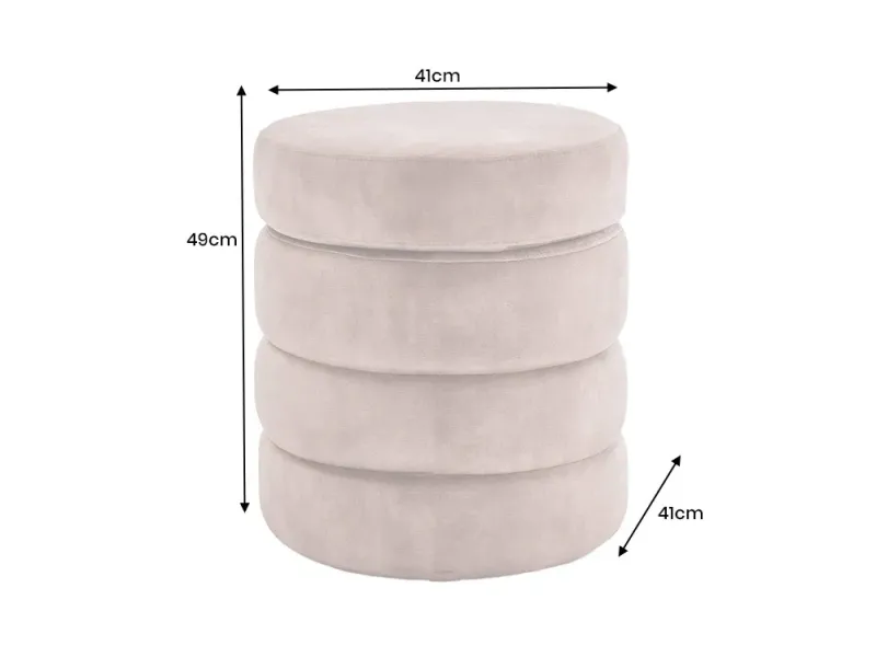 Tabouret 40 cm design en bois massif recyclé Tabourets bas |adeniahome...