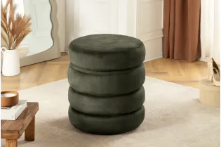 Tabouret 40 cm design en bois massif recyclé Tabourets bas |adeniahome...