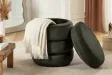 Tabouret 40 cm design en bois massif recyclé Tabourets bas |adeniahome...