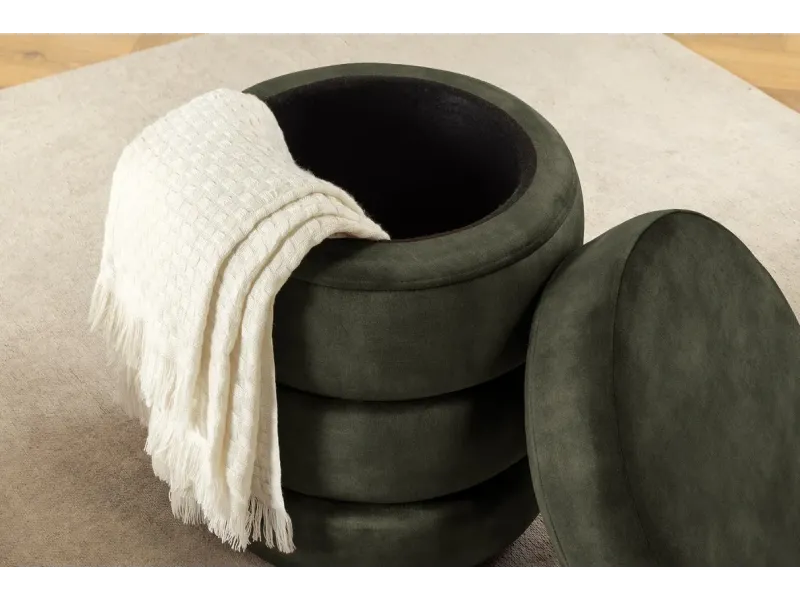 Tabouret 40 cm design en bois massif recyclé Tabourets bas |adeniahome...