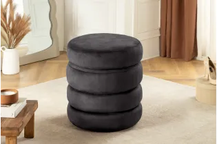 Tabouret 40 cm design en bois massif recyclé Tabourets bas |adeniahome...