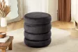 Tabouret 40 cm design en bois massif recyclé Tabourets bas |adeniahome...