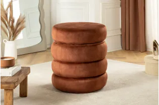 Tabouret 40 cm design en bois massif recyclé Tabourets bas |adeniahome... 2
