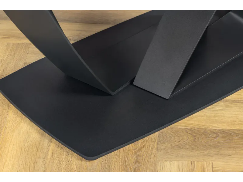 Table à manger extensible en céramique 180-225cm aspect marbre pas cher