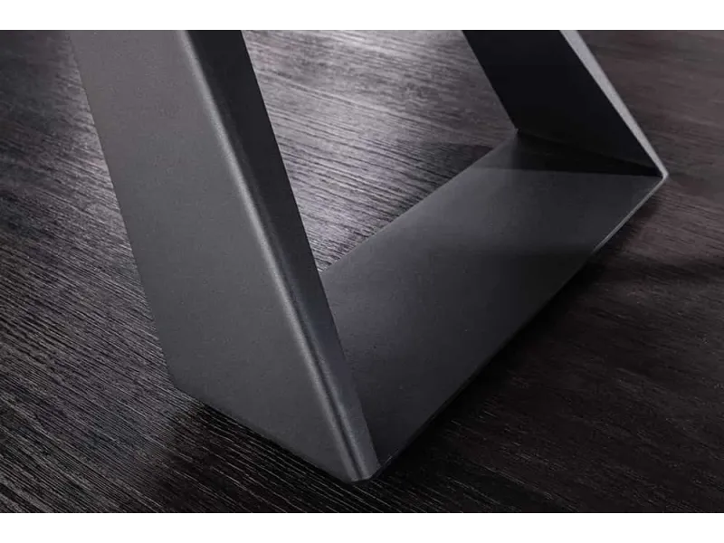 Table à manger extensible en céramique 180-225cm aspect marbre pas cher