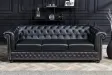 Canapé Marvelous velours jaune moutard 220cm pas cher