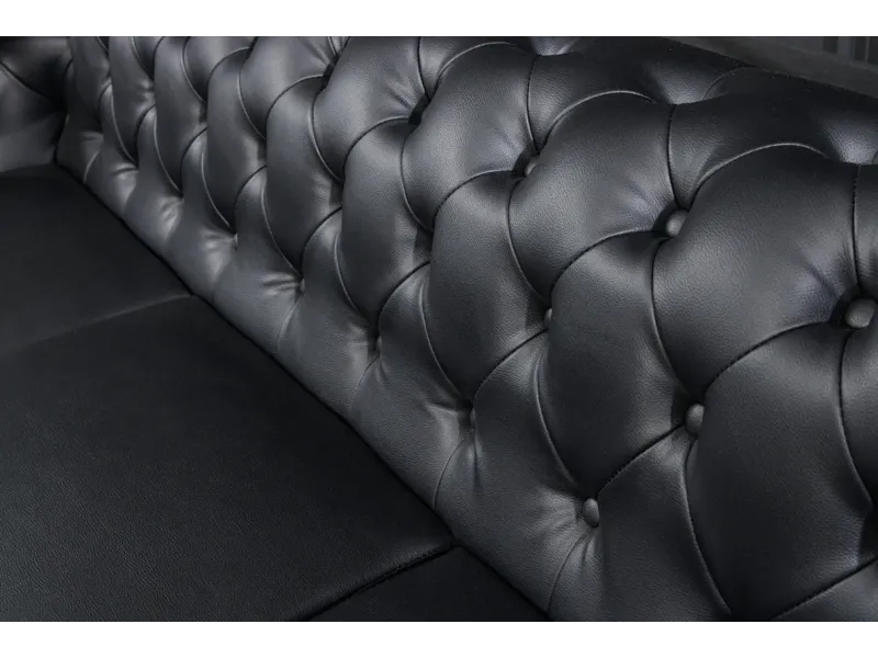 Canapé Marvelous velours jaune moutard 220cm pas cher