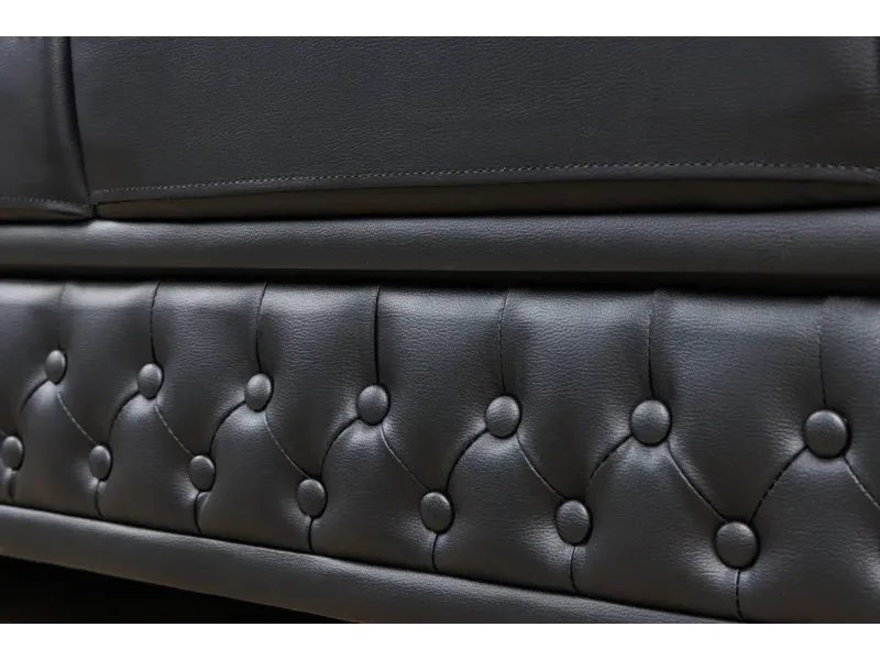 Canapé Marvelous velours jaune moutard 220cm pas cher