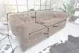 Canapé Marvelous velours jaune moutard 220cm pas cher
