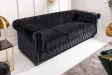 Canapé Marvelous velours jaune moutard 220cm pas cher