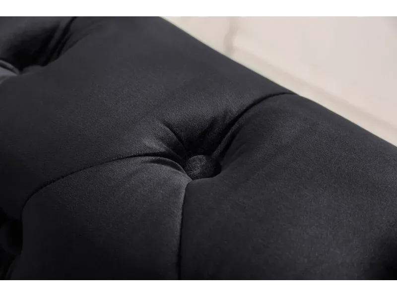 Canapé Marvelous velours jaune moutard 220cm pas cher