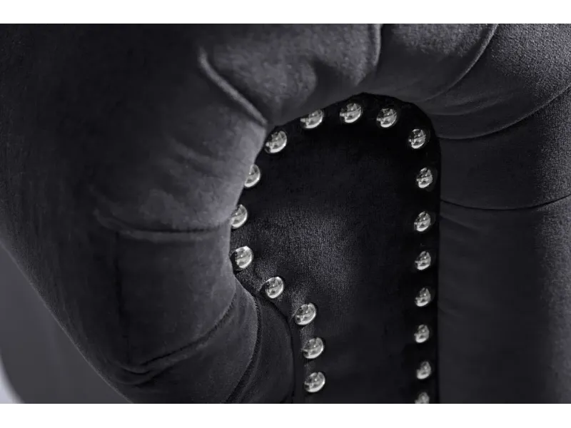 Canapé Marvelous velours jaune moutard 220cm pas cher