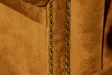 Canapé Marvelous velours jaune moutard 220cm pas cher