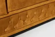 Canapé Marvelous velours jaune moutard 220cm pas cher
