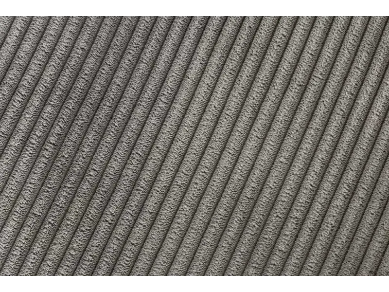 Canapé d'angle en velours coloris gris pas cher