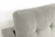 Canapé d'angle en velours coloris gris pas cher
