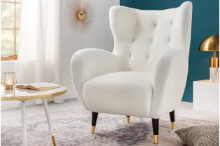 Fauteuil à bascule design scandinave coloris bleu claire Fauteuil |...
