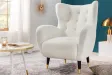 Fauteuil à bascule design scandinave coloris bleu claire Fauteuil |...