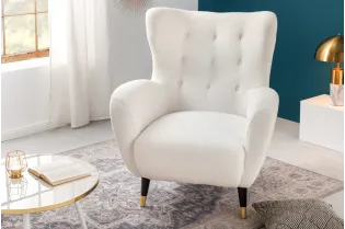 Fauteuil à bascule design scandinave coloris bleu claire Fauteuil |... 2