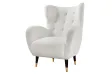 Fauteuil à bascule design scandinave coloris bleu claire Fauteuil |...