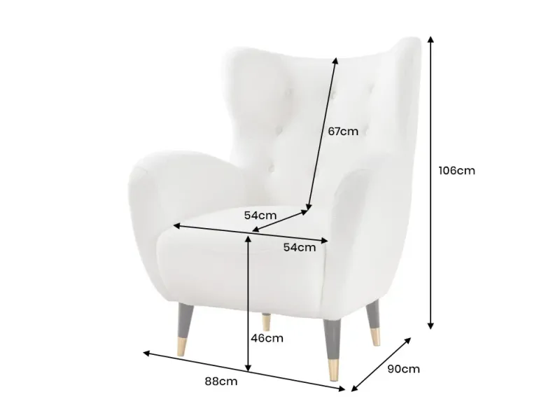 Fauteuil à bascule design scandinave coloris bleu claire Fauteuil |...