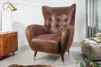 Fauteuil à bascule design scandinave coloris bleu claire Fauteuil |...