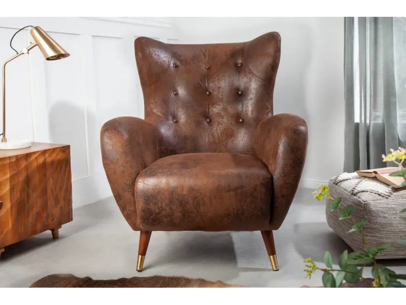 Fauteuil à bascule design scandinave coloris bleu claire Fauteuil |...