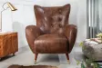 Fauteuil à bascule design scandinave coloris bleu claire Fauteuil |...